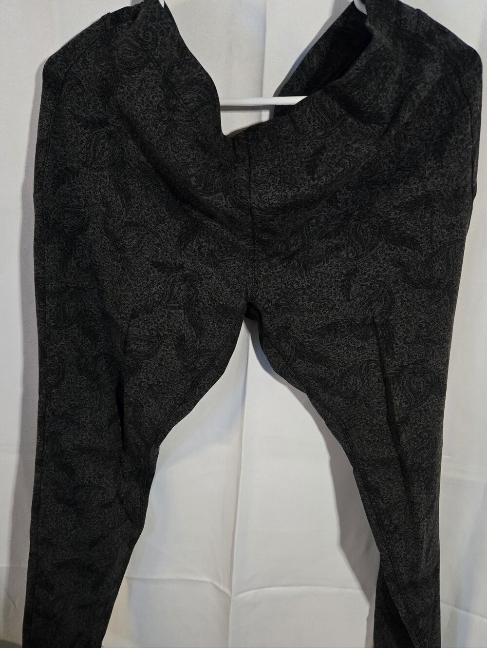 St. John's Bay Black Paisley Stretch Pants